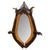 French Mirror in Leather and Wood, 1890s For Sale - Image 9 of 9