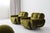 Textile Sofa and Armchairs by Adriano Piazzesi, 1990s, Set of 3 For Sale - Image 7 of 9