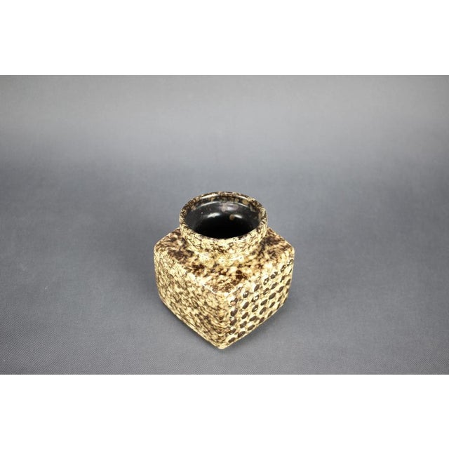 Mid-Century Modern Ceramic Vase from VEB Haldensleben, Germany, 1970s For Sale - Image 3 of 8