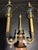 Antique Brass and Marble Candelabra Table Lamp. French Louie XVI Style. For Sale In Houston - Image 6 of 12