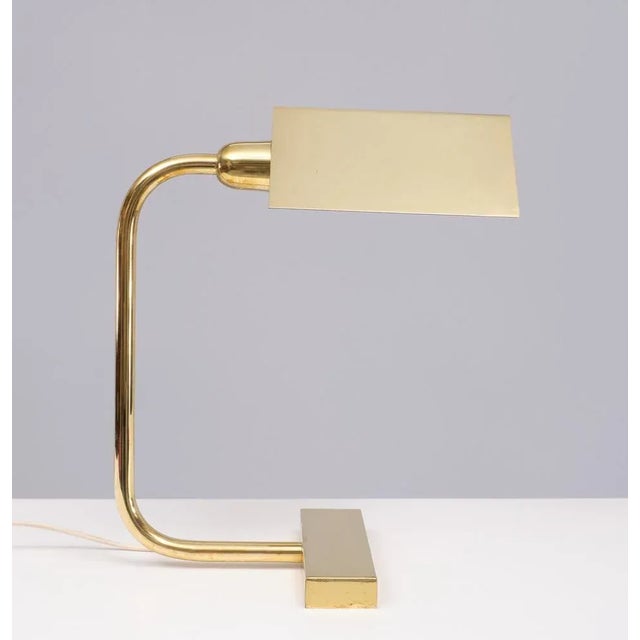 Mid-Century Brass Table Lamp, Switzerland, 1972 For Sale - Image 11 of 11