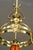 Metal Antique Chandelier with Loetz Glass Shades, 1910 For Sale - Image 7 of 18