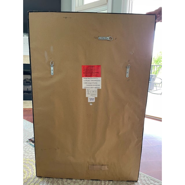 Large Beveled Mirror Framed With Matte Gold Finish For Sale In Nashville - Image 6 of 6