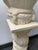 Vintage Chinoiserie Statue Musician on Pedestal For Sale - Image 9 of 11
