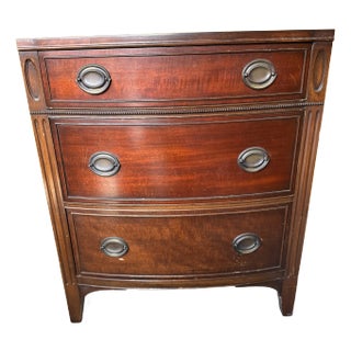 Drexel Federal Style Transitional Mid 20th Century Dresser 3-Drawer For Sale