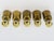 Gold SP 14 Ceiling Lamps by Gino Sarfatti for Arteluce, Italy, 1960s, Set of 5 For Sale - Image 8 of 18