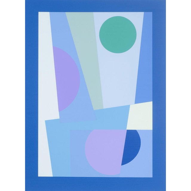 Bamse Kragh-Jacobsen, Geometric Abstract Work, 1982, Serigraph on Paper For Sale
