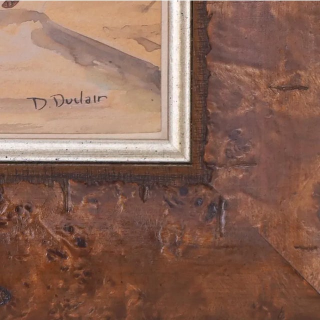 Two Vintage Haitian Watercolors on Paper by D. Duclair For Sale - Image 10 of 10