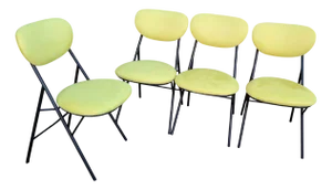Vintage Metal Chairs from Amma Turin, Italy, 1960s, Set of 4
