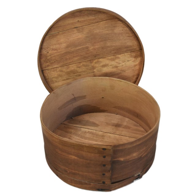 Farmhouse Rustic Primitive Vintage Bentwood Storage Boxes, Set of 3 For Sale - Image 3 of 5