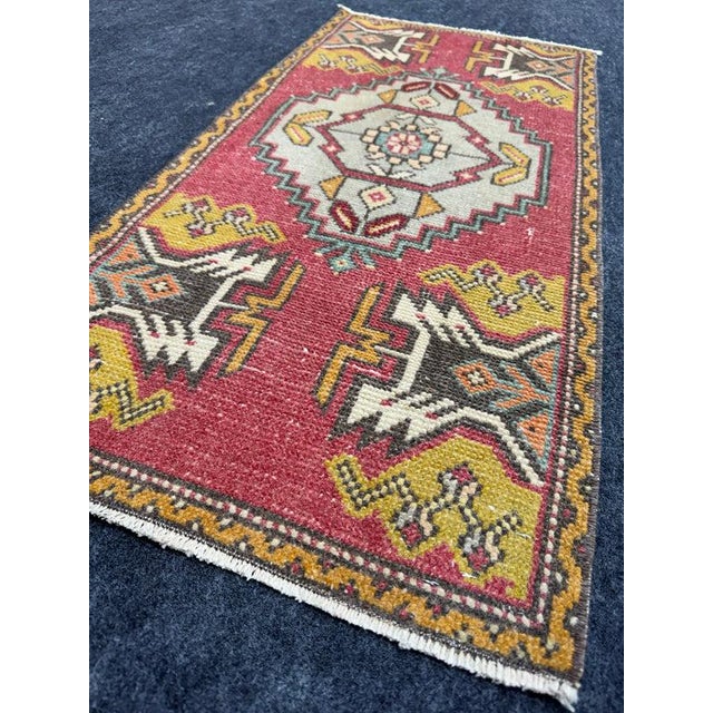 Early 21st Century Turkish Yastik Rug 1'7" x 3'3" For Sale - Image 5 of 5
