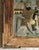 Green Large 19th-Century Persian Qajar Dynasty Reverse Glass Painting – Battle Encampment Scene For Sale - Image 8 of 12
