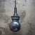 Vintage Industrial Blue Enamel Work Pendant Lamp For Sale - Image 4 of 6