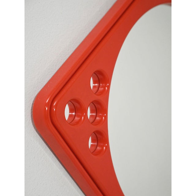 Scandinavian Mirror from Makiesen Kuvastin Oy, 1970s For Sale - Image 3 of 8