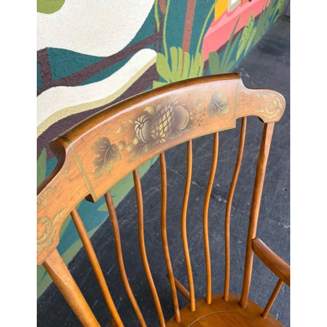 Wood Nichols & Stone Boston Rocking Chair For Sale - Image 7 of 10