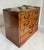 Vintage Japanese Tansu Wood & Brass Six-Drawer Jewelry Chest For Sale - Image 10 of 12