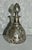 Antique (1900's) Perfume Bottle with Stopper and Silver Overlay. This Bottle has an Art Nouveau Style. It is Marked on the...