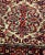 Persian 1920s Red, Ivory & Navy Blue Square Persian Hamedan Small Area Rug For Sale - Image 3 of 5