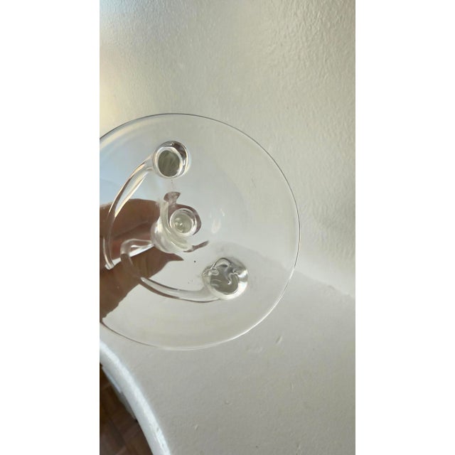 Postmodern Hans Godo Frabel Borosilicate Art Glass Bud Vase, Signed 1981 For Sale In New York - Image 6 of 11