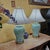 Late 20th Century Pair of Vintage Celadon Glazed Ceramic Ginger Jar Table Lamps For Sale - Image 5 of 18