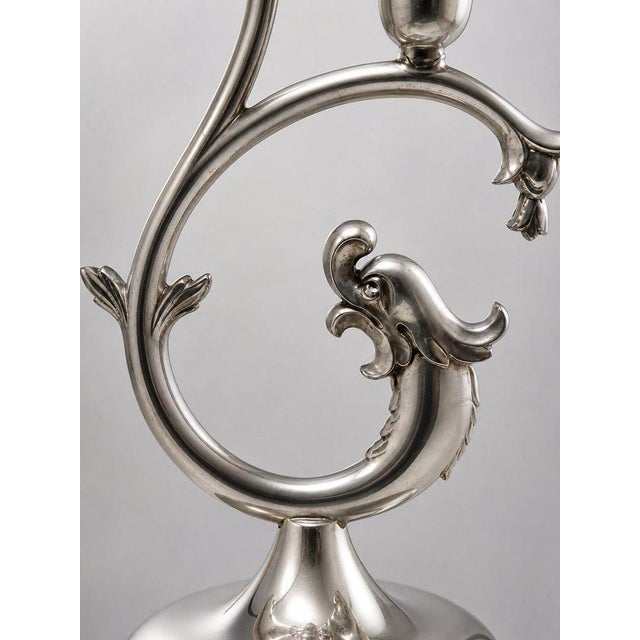 Pewter Candleholders from Svenskt Tenn, Sweden, 1931, Set of 2 For Sale - Image 6 of 9