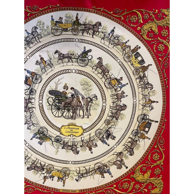 HERMÈS la PROMENADE de LONGCHAMPS 1970 designed by Philippe Ledoux For Sale In New York - Image 6 of 10