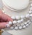 White Vintage Signed Crown Trifari Faux-Pearl Beaded Collar Necklace For Sale - Image 8 of 9
