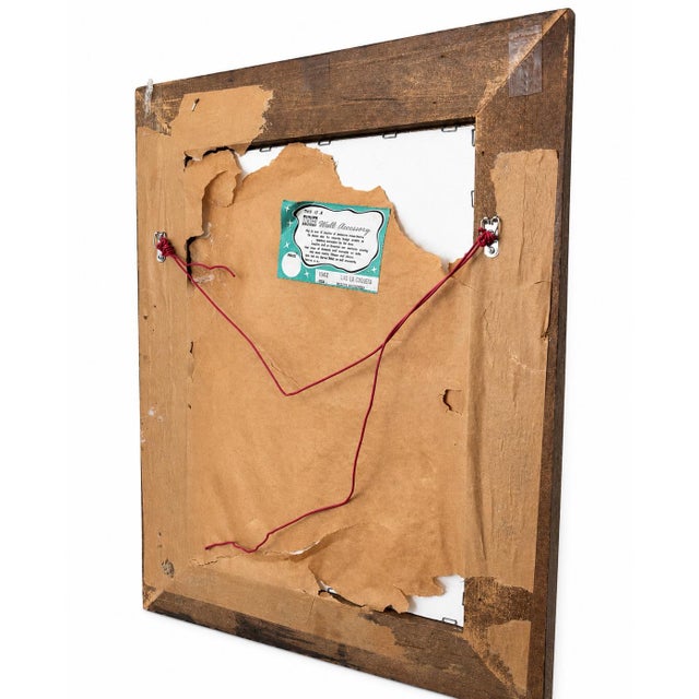Brown 1960s Original José Puyet Painting in Original Frame For Sale - Image 8 of 8