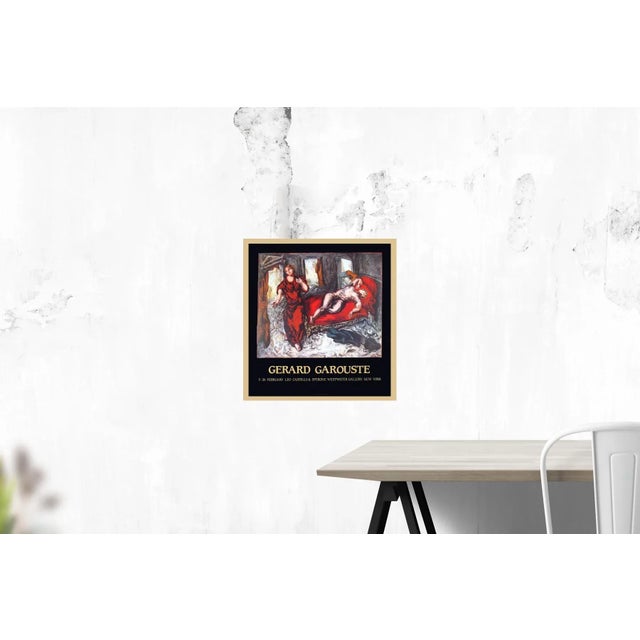 Scenes of a Room by Gerard Garouste, Unsigned 1983 Offset Lithograph.28.25 x 26.5 inches