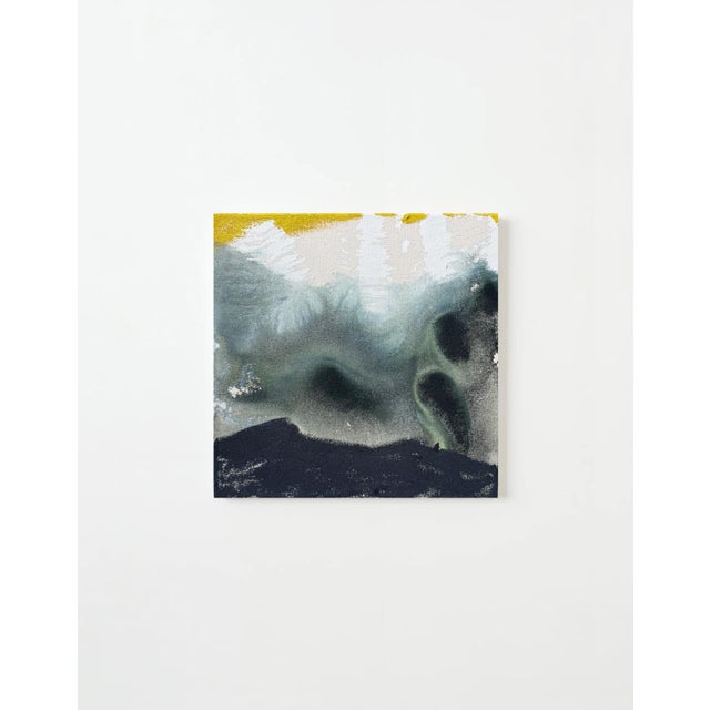 Original. Ink + acrylic + latex + oil stick on raw canvas. A series recalling summers spent in western North Carolina, in...