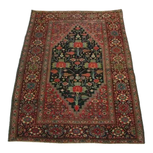 Antique Saruk Rug 5.1x3.5