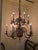 American Early 12 Arm Colonial Brass Chandelier For Sale - Image 3 of 5