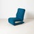 Space Age Lounge Chairs in Blue Pattened Upholstery, Former Czechoslovakia, 1970s, Set of 2 For Sale - Image 4 of 13