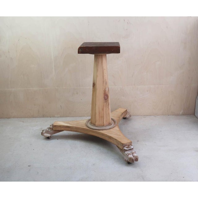 Small Antique English Palladian Style Round Bleached Table, 1835 For Sale - Image 6 of 9