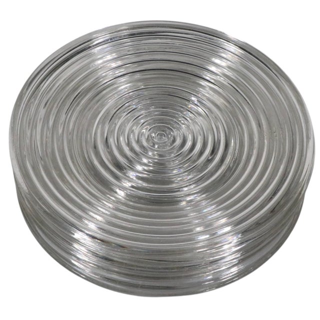 Mid 20th Century Mid 20th Century Anchor Hocking Manahttan Pattern Salad Plates- Set of 6 For Sale - Image 5 of 5