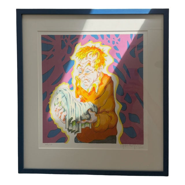 Martin Bigum, the Face of God 2, 2006, Lithograph, Framed For Sale