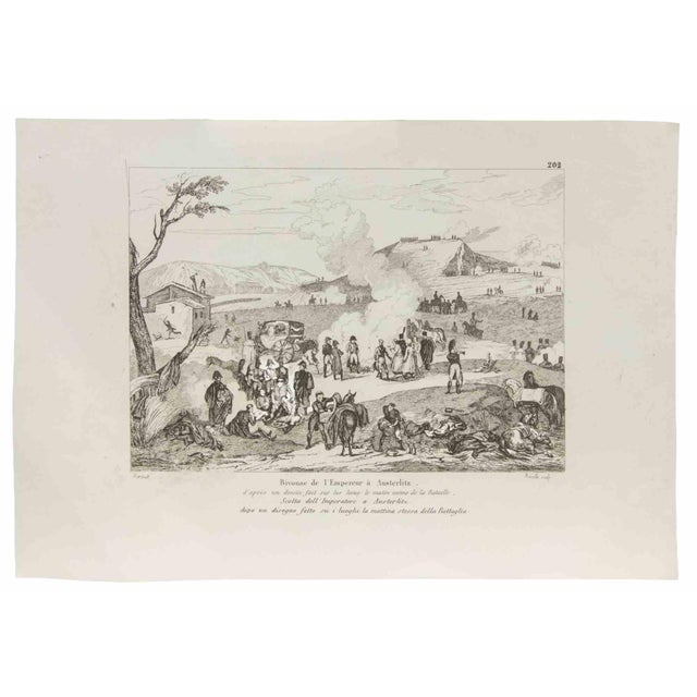 Bivouac de l'Empereur à Austerlitz is an original artwork realized by Jean Baptiste Réville in the early 19th Century ....