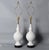 Mid Century Modern Ceramic Lamps, Pair of Lamps Nice thick textured glaze. Condition- Very Good Vintage Condition Vintage...