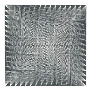 Lucile Keeler Roebuck Radius Diagonals Silkscreen, Signed 1971