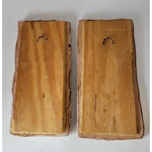 Pair of Italian Majolica Portrait Tiles, Renaissance Revival Figures For Sale In Raleigh - Image 6 of 7