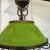 Ministerial Chandelier in Green Glass and Metal For Sale - Image 4 of 11