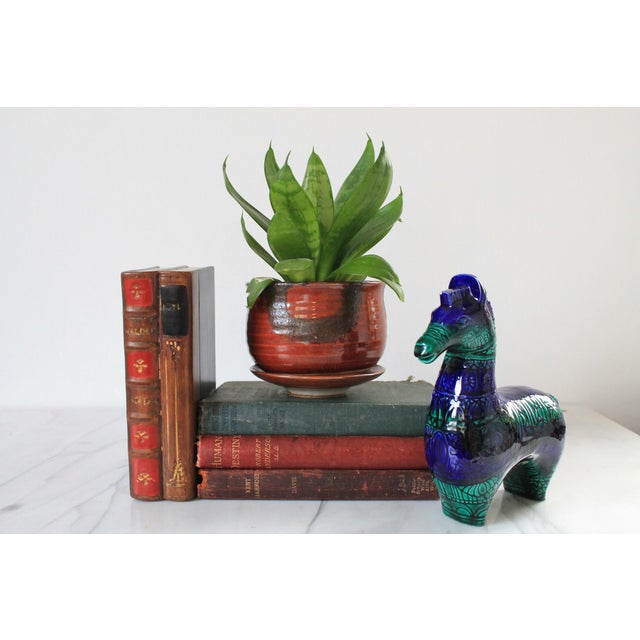 English Vintage Single Faux Books Bookend For Sale - Image 3 of 9