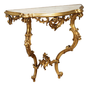 Drop-Shaped Console Table
