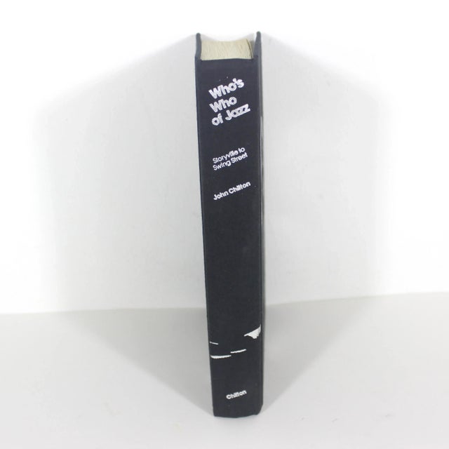 Who's Who of Jazz: Storyville to Swing Street by John CHILTON 1978 Black linen hard cover with silver printing. Very good...