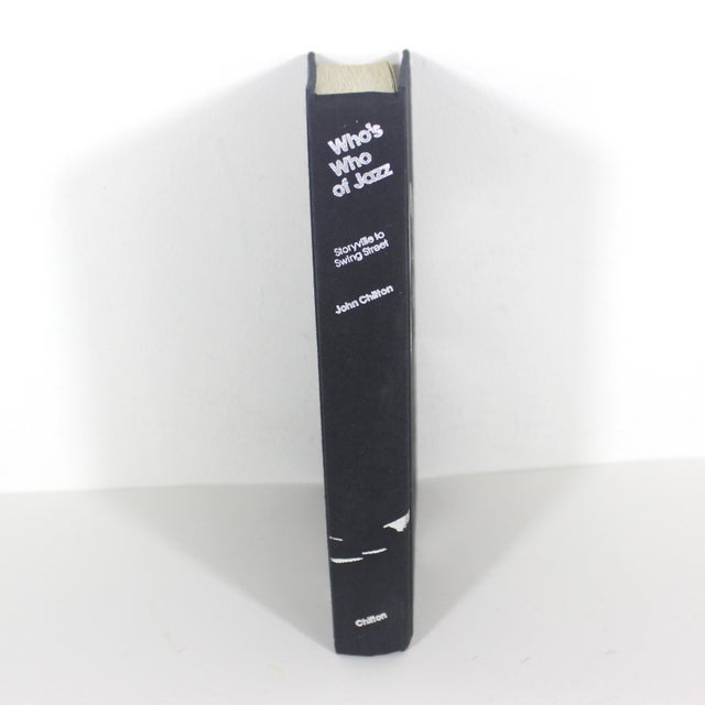 Who's Who of Jazz: Storyville to Swing Street by John CHILTON 1978 Black linen hard cover with silver printing. Very good...
