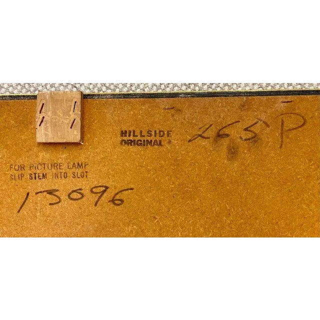 1940s Nautical Oil Painting of Fishing Boats, Framed For Sale - Image 12 of 13