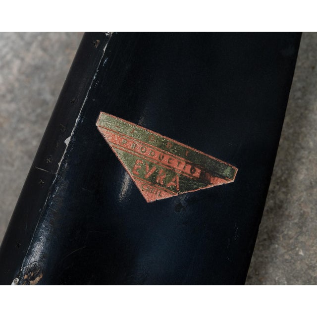 Wood Vintage Wooden and Metal Airplane Propeller, 1960 For Sale - Image 7 of 9