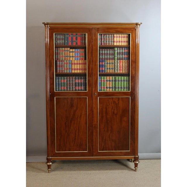 Louis XVI Mahogany Bookcase For Sale - Image 15 of 15