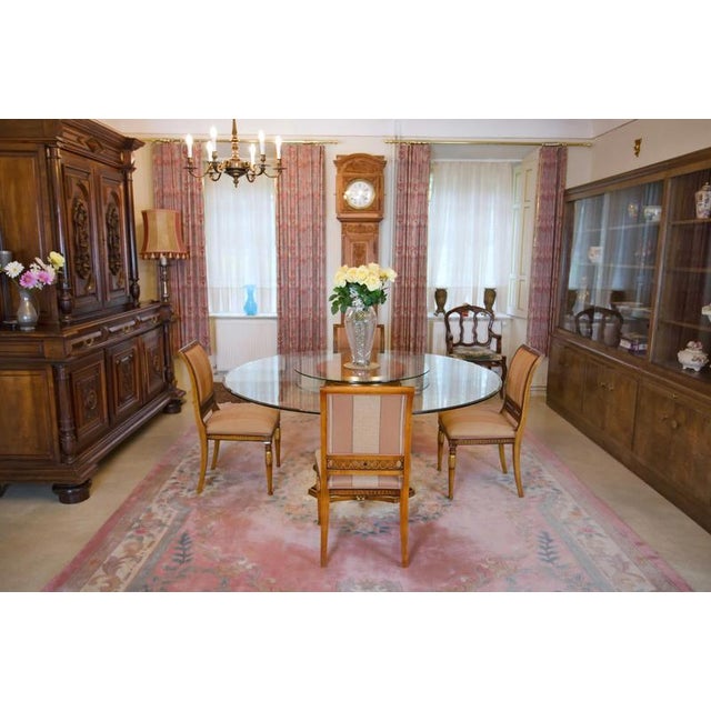 2000 - 2009 Hand-Carved and Gilded Dining Chairs, Italy, 1995, Set of 4 For Sale - Image 5 of 10