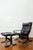 1960s Set of Siesta Lounge Chair and Ottoman in Black Leather by Ingmar Relling for Westnofa, Norway, 1960s For Sale - Image 5 of 12